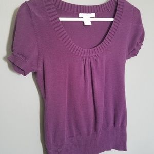 Short sleeved sweater